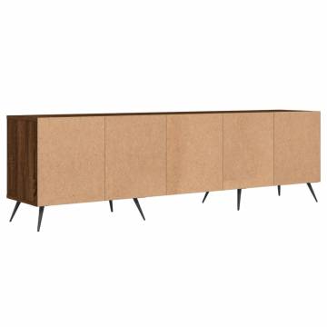 Brown Oak TV Cabinet 150x30 cm | Stylish & Sturdy Design