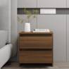  Bedside Cabinet Brown Oak 45x34.5x44.5 cm Engineered Wood Colour brown oak Quantity in Package 1 