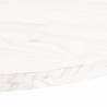 Table Top White 60x30 cm - Solid Pine Oval Design