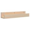 Wall Shelves 2 pcs - Solid Pine Wood | Hipomarket UK