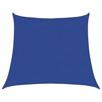 Sunshade Sail Trapezium Blue 160 gm² - Durable HDPE Protection