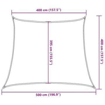 Sunshade Sail Trapezium Blue 160 gm² - Durable HDPE Protection