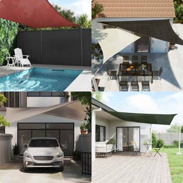 Sunshade Sail 160 gm² Trapezium Yellow 45x3 m HDPE | Hipomarket