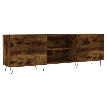 Stylish Smoked Oak TV Cabinet - 150x30x50 cm | HypoMarket