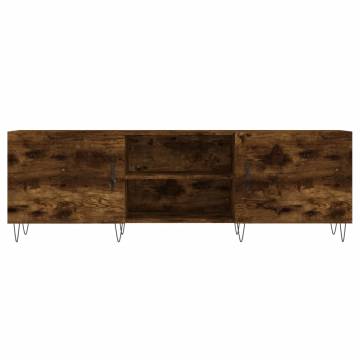 Stylish Smoked Oak TV Cabinet - 150x30x50 cm | HypoMarket