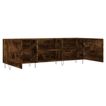 Stylish Smoked Oak TV Cabinet - 150x30x50 cm | HypoMarket