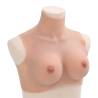 Silicone Breastplate Natural C Cup - Comfort & Realism