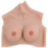 Silicone Breastplate Natural C Cup - Comfort & Realism