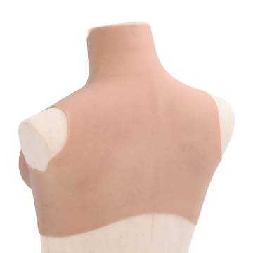 Silicone Breastplate Natural C Cup - Comfort & Realism