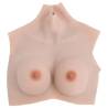 Silicone Breastplate Caucasian C Cup - Comfort & Realism