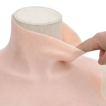 Silicone Breastplate Caucasian C Cup - Comfort & Realism