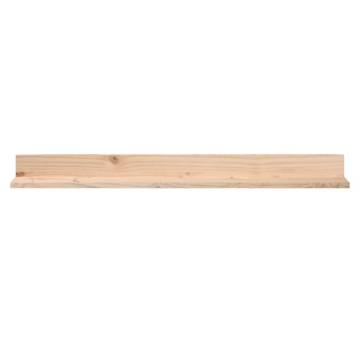 Wall Shelves - 2 pcs Solid Pine Wood 110x11x9 cm | HipoMarket