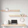 Wall Shelves - 2 pcs Solid Pine Wood 110x11x9 cm | HipoMarket