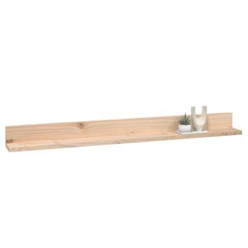 Wall Shelves - 2 pcs Solid Pine Wood 110x11x9 cm | HipoMarket