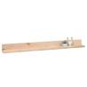 Wall Shelves - 2 pcs Solid Pine Wood 110x11x9 cm | HipoMarket