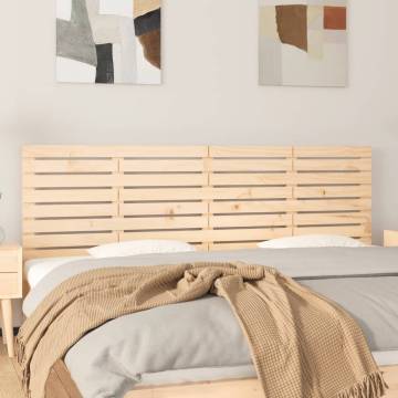 Elegant Solid Wood Wall Headboard - 166x3x63 cm