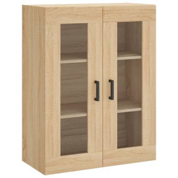 Wall Mounted Cabinet Sonoma Oak - Stylish Storage Solution