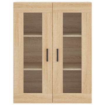 Wall Mounted Cabinet Sonoma Oak - Stylish Storage Solution