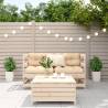 3 Piece Garden Sofa Set - Solid Wood Pine | HipoMarket UK