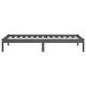 Stylish Grey Solid Wood Single Bed Frame | Hipomarket