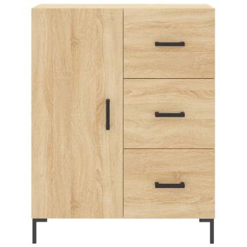 Stylish Highboard Sonoma Oak 69.5x34x180 cm | Hipo Market