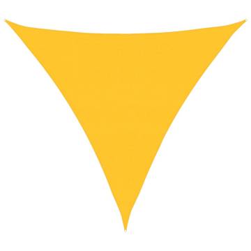 Triangular Yellow Sunshade Sail 5x5m - Durable HDPE