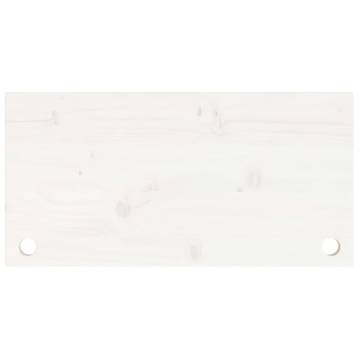 Desk Top White 80x40 cm - Solid Pine Wood for Versatile Use