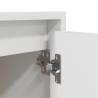 Wall-Mounted Bedside Cabinets 2 pcs White - Maximise Space