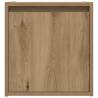 Wall-Mounted Bedside Cabinet in Artisan Oak - Stylish Storage