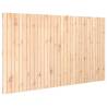 Elegant Wall Headboard | Solid Pine Wood 204x3x110 cm