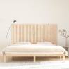 Elegant Wall Headboard | Solid Pine Wood 204x3x110 cm