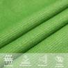 Sunshade Sail 160 gm² Light Green 7x7 m HDPE - Hipomarket