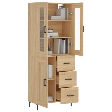 Stylish Highboard Sonoma Oak - Durable & Spacious Storage