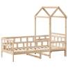  Day Bed with Roof without Mattress 80x200 cm Solid Wood