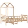  Day Bed with Roof without Mattress 80x200 cm Solid Wood