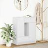  Sideboard with Drawers and Doors White 73x31x90 cm Colour white Quantity in Package 1 