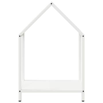 Firewood Rack White 40x25x60 cm | Durable Cold-Rolled Steel