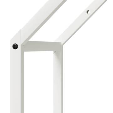 Firewood Rack White 40x25x60 cm | Durable Cold-Rolled Steel