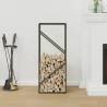 Olive Green Firewood Rack - 40x25x100 cm | Hipomarket