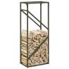 Olive Green Firewood Rack - 40x25x100 cm | Hipomarket