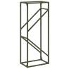 Olive Green Firewood Rack - 40x25x100 cm | Hipomarket