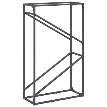 Firewood Rack Anthracite 60x25x100 cm - Durable Cold-Rolled Steel