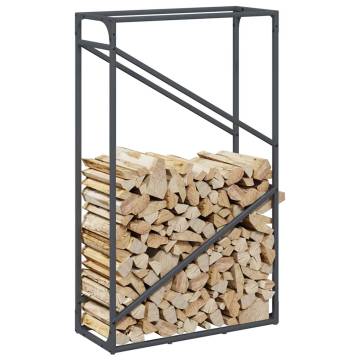 Firewood Rack Anthracite 60x25x100 cm - Durable Cold-Rolled Steel