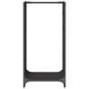 Firewood Rack Black 40x30x80 cm - Sturdy Cold-Rolled Steel