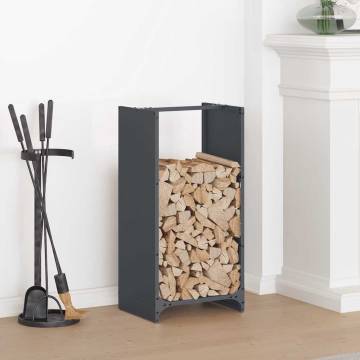 Firewood Rack Anthracite 40x30x80 cm - Durable Steel Storage