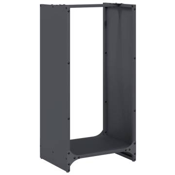 Firewood Rack Anthracite 40x30x80 cm - Durable Steel Storage