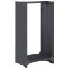 Firewood Rack Anthracite 40x30x80 cm - Durable Steel Storage