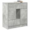 Stylish Sideboard with Drawers & Doors - Concrete Grey