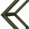 Olive Green Firewood Rack 50x25x50 cm - Durable Cold-Rolled Steel