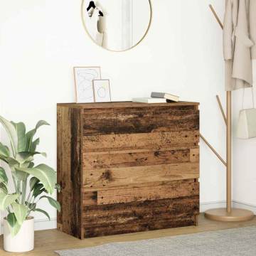 Stylish Old Wood Sideboard - 80x35x76 cm | HipoMarket